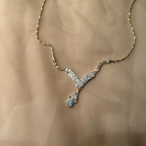 Elegant Gold and Silver Necklace